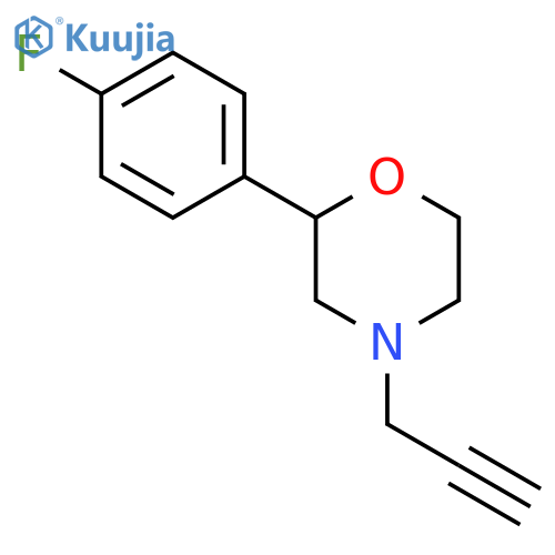 2-(4-Fluorophenyl)-4-(prop-2-yn-1-yl)morpholine structure