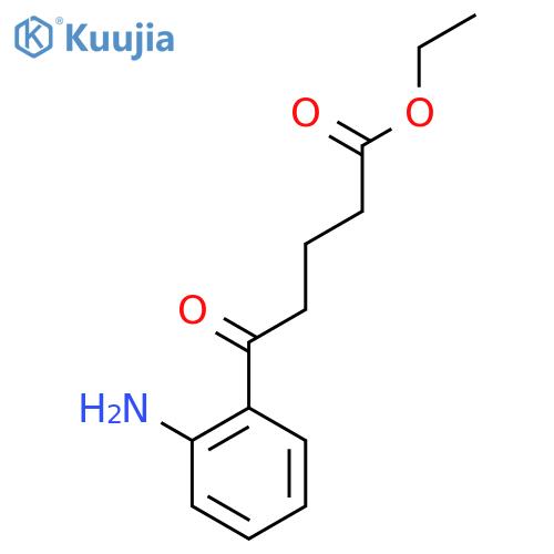 Ethyl 5-(2-aminophenyl)-5-oxopentanoate structure