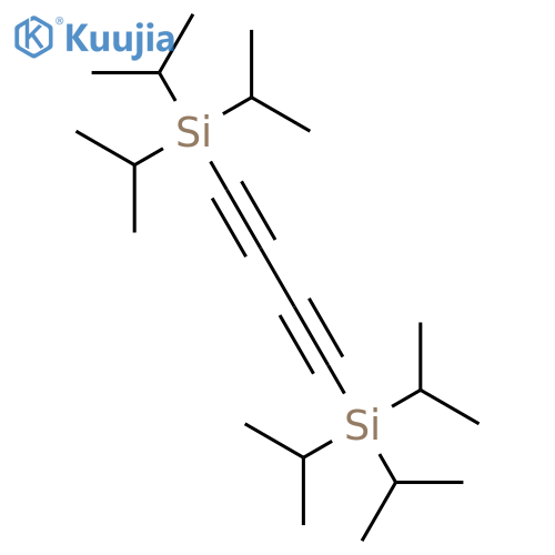 Silane, 1,3-butadiyne-1,4-diylbis[tris(1-methylethyl)- structure