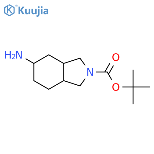tert-butyl 5-amino-1,3,3a,4,5,6,7,7a-octahydroisoindole-2-carboxylate structure