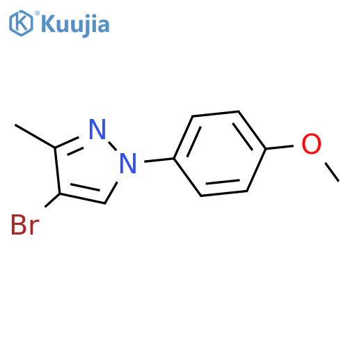 4-Bromo-1-(4-methoxyphenyl)-3-methyl-1H-pyrazole structure