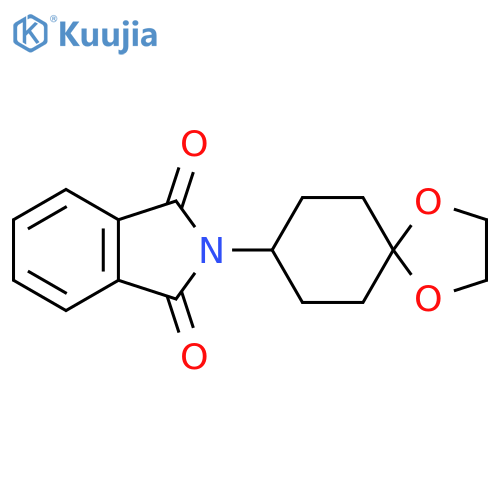 1H-Isoindole-1,3(2H)-dione, 2-(1,4-dioxaspiro[4.5]dec-8-yl)- structure