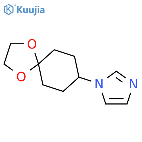 1-{1,4-dioxaspiro4.5decan-8-yl}-1H-imidazole structure