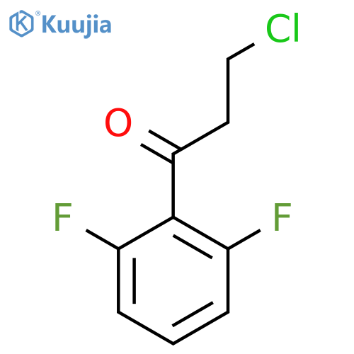 3-Chloro-2',6'-difluoropropiophenone structure