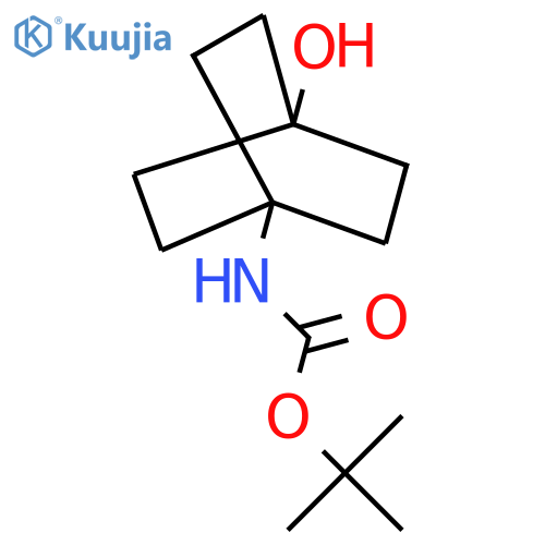 tert-butyl N-{4-hydroxybicyclo[2.2.2]octan-1-yl}carbamate structure