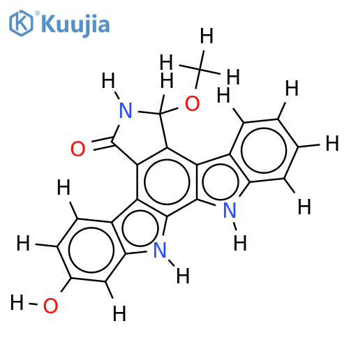 6-hydroxy-9'-methoxystaurosporinone structure