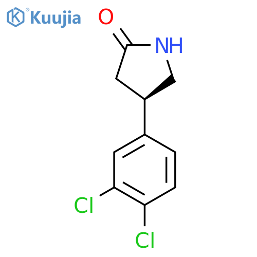 (R)-4-(3,4-Dichlorophenyl)pyrrolidin-2-one structure