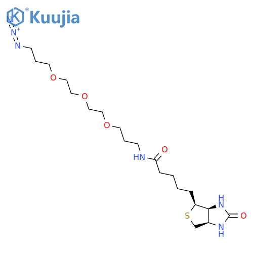 N-3-[2-[2-(3-Azidopropoxy)ethoxy]ethoxy]propyl-biotinamide structure