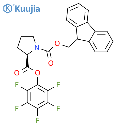 Fmoc-D-Pro-OPfp structure