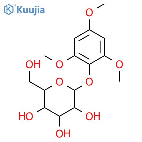 (2R,3S,4S,5R,6S)-2-(Hydroxymethyl)-6-(2,4,6-trimethoxyphenoxy)tetrahydro-2H-pyran-3,4,5-triol structure