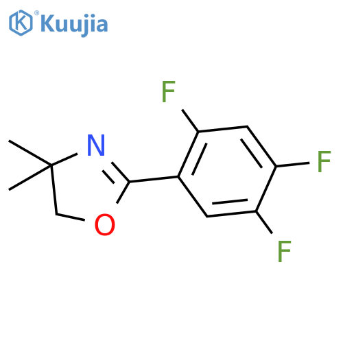 4,4-Dimethyl-2-(2,4,5-trifluorophenyl)-4,5-dihydrooxazole structure