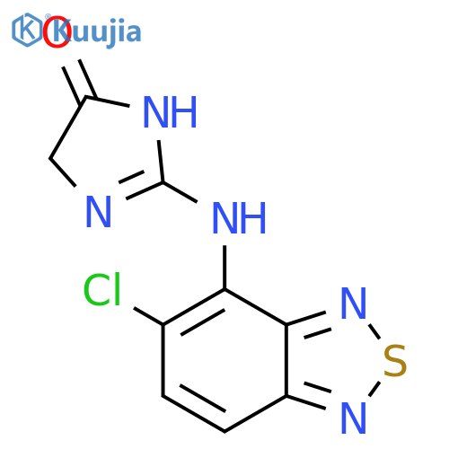 2-(5-Chloro-2,1,3-benzothiadiazol-4-yl)amino-3,5-dihydro-4H-imidazol-4-one structure