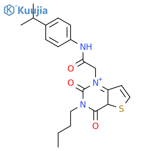 2-{3-butyl-2,4-dioxo-1H,2H,3H,4H-thieno[3,2-d]pyrimidin-1-yl}-N-[4-(propan-2-yl)phenyl]acetamide structure