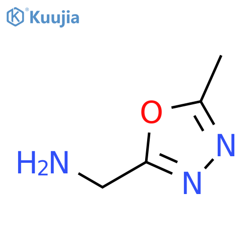 (5-methyl-1,3,4-oxadiazol-2-yl)methanamine structure