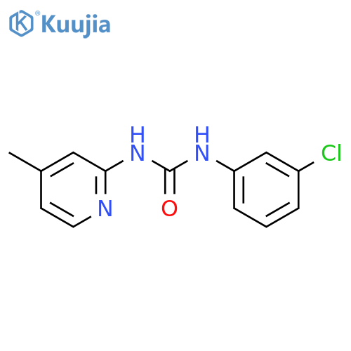 1-(3-Chloro-phenyl)-3-(4-methyl-pyridin-2-yl)-urea structure