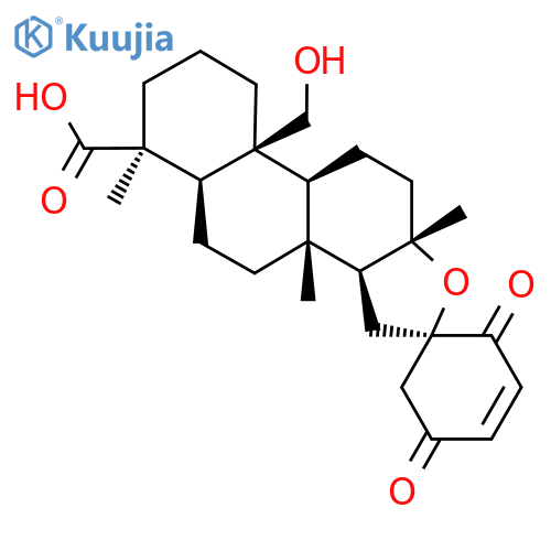 (16R)-13,16-Epoxy-19-hydroxy-4,8-dimethyl-17,23-dioxo-16,24-cyclo-21-nor-13,17-seco-5α-chol-20(22)-ene-4β-carboxylic acid structure
