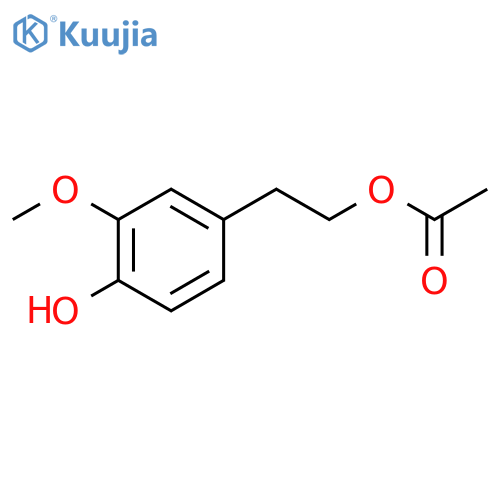 4-Hydroxy-3-methoxyphenethyl Acetate structure