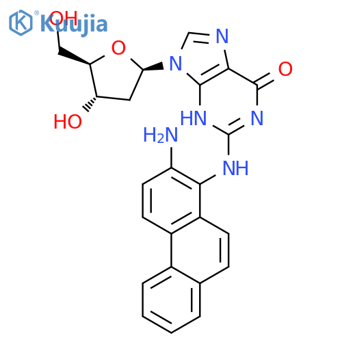 Guanosine,N-(2-amino-1-phenanthrenyl)-2'-deoxy- (9CI) structure