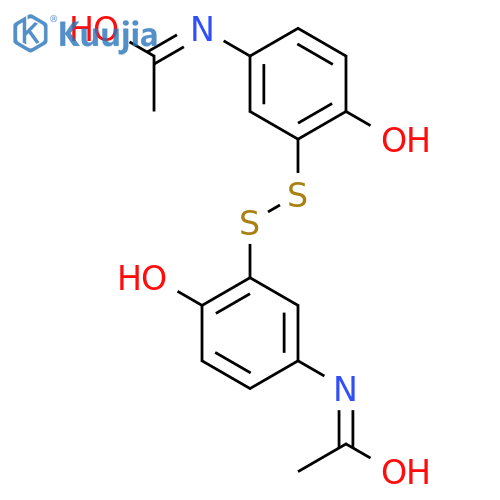 3’-Mercaptoacetaminophen Disulfide structure