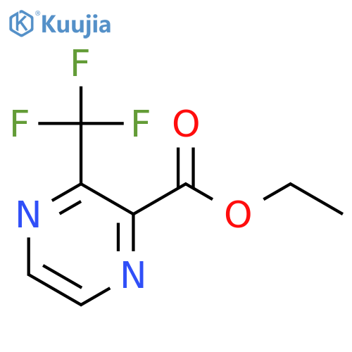 Ethyl 3-(trifluoromethyl)pyrazine-2-carboxylate structure