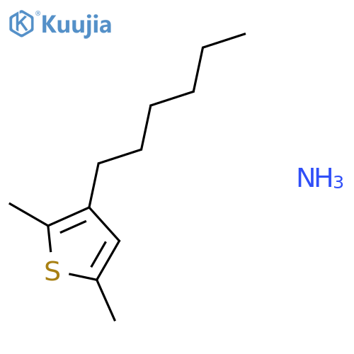 Poly(2-bromo-3-hexylthiophene) structure