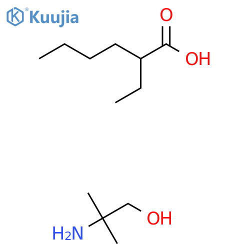 Hexanoic acid, 2-ethyl-, compd. with 2-amino-2-methyl-1-propanol structure