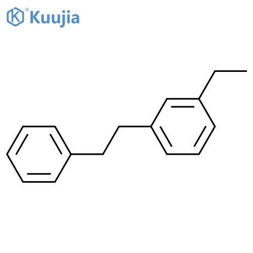 Benzene,1-ethyl-3-(2-phenylethyl)- structure