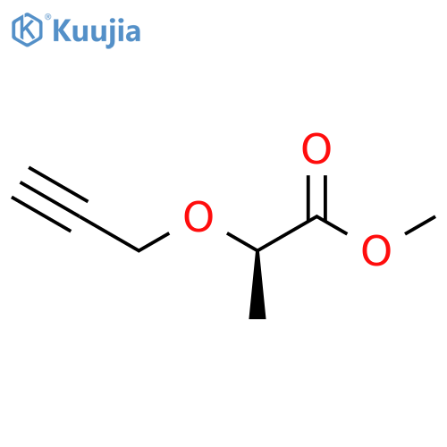 methyl (2R)-2-(prop-2-yn-1-yloxy)propanoate structure