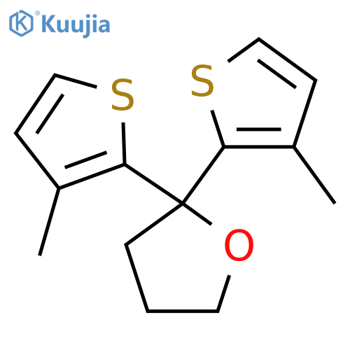 2,2-Bis(3-methylthiophen-2-yl)tetrahydrofuran structure