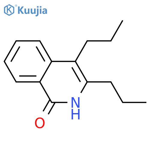 1(2H)-Isoquinolinone, 3,4-dipropyl- structure