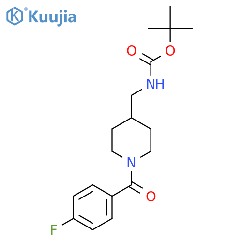 Tert-Butyl [1-(4-fluorobenzoyl)piperidin-4-yl]methylcarbamate structure