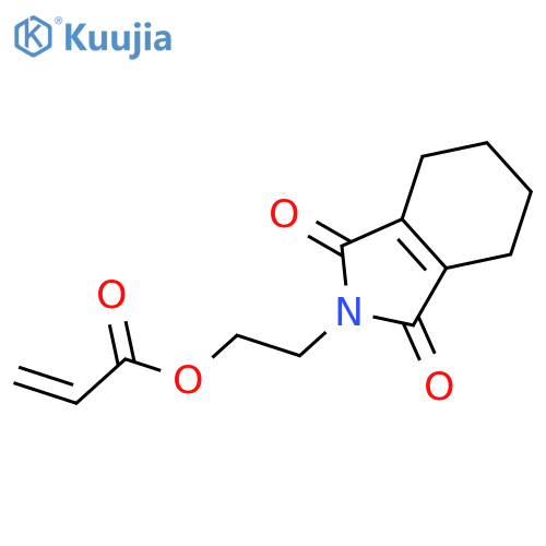 2-Propenoic acid,2-(1,3,4,5,6,7-hexahydro-1,3-dioxo-2H-isoindol-2-yl)ethyl ester structure