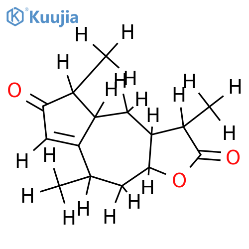 11alpha,13-Dihydro-(4beta,5alpha,8alpha,10beta)-3-Oxo-1,11(13)-guaiadien-12,8-olide structure