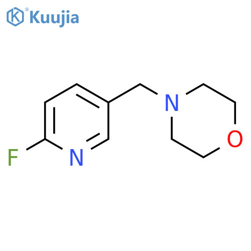 4-(6-fluoropyridin-3-yl)methylmorpholine structure