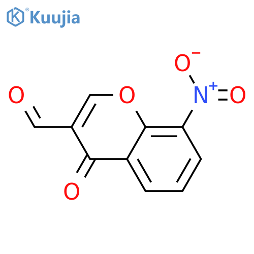 8-Nitro-4-oxo-4H-chromene-3-carbaldehyde structure