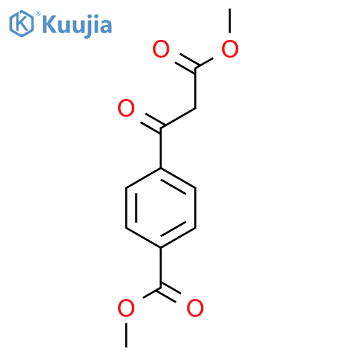 Methyl 4-(3-methoxy-3-oxopropanoyl)benzoate structure