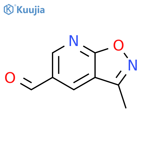 3-Methyl-1,2oxazolo5,4-Bpyridine-5-carbaldehyde structure