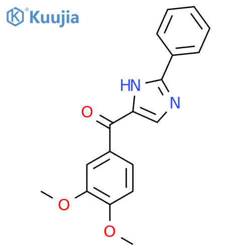 (3,4-Dimethoxyphenyl)(2-phenyl-1h-imidazol-4-yl)methanone structure