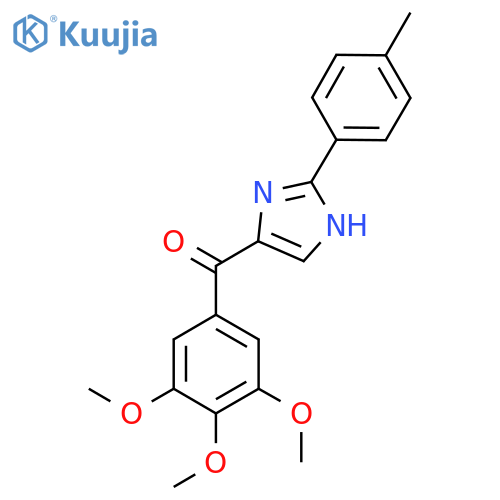[2-(4-Methylphenyl)-1H-imidazol-4-yl](3,4,5-trimethoxyphenyl)methanone structure