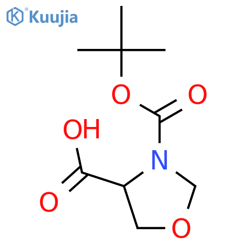 3,\u200b4-\u200bOxazolidinedicarboxy\u200blic Acid 3-\u200b(1,\u200b1-Dimethylethyl) Ester structure