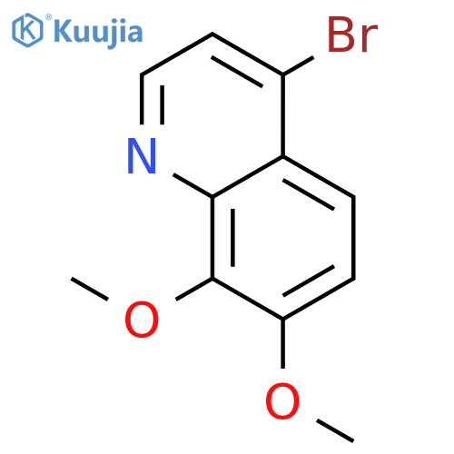 4-Bromo-7,8-dimethoxyquinoline structure