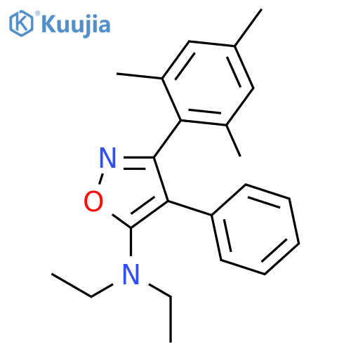 5-Isoxazolamine, N,N-diethyl-4-phenyl-3-(2,4,6-trimethylphenyl)- structure