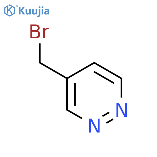 4-(Bromomethyl)pyridazine structure