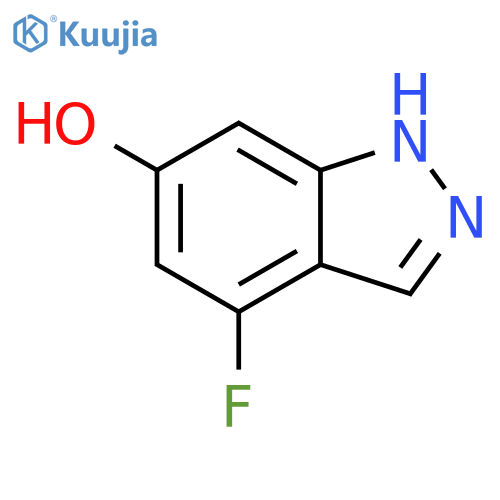 4-Fluoro-1H-indazol-6-ol structure