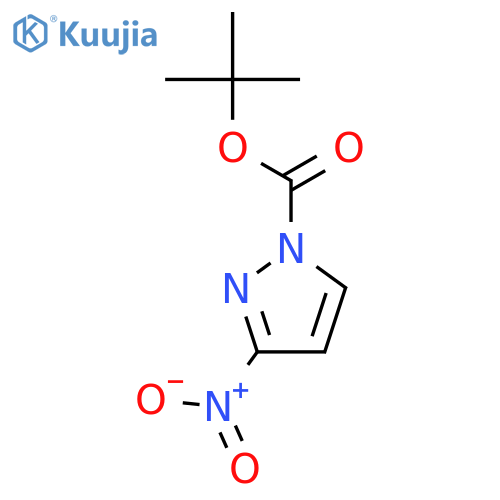 tert-butyl 3-nitropyrazole-1-carboxylate structure