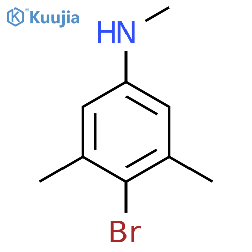4-bromo-N,3,5-trimethylaniline structure