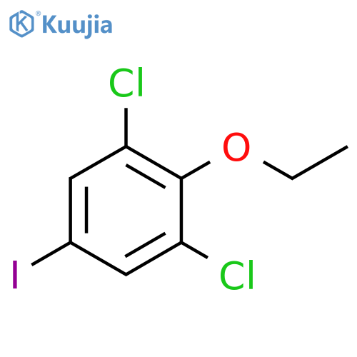1,3-Dichloro-2-ethoxy-5-iodobenzene structure