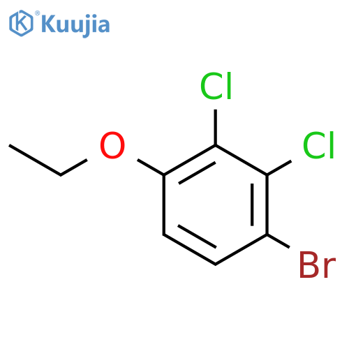 1-Bromo-2,3-dichloro-4-ethoxybenzene structure