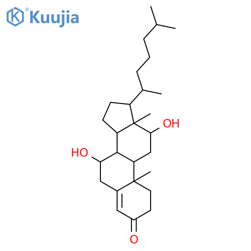 7a,12a-Dihydroxycholest-4-en-3-one structure