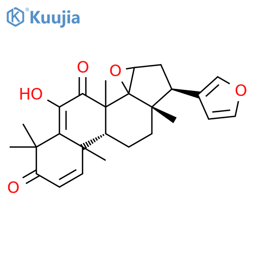 24-Norchola-1,5,20,22-tetraene-3,7-dione,14,15:21,23-diepoxy-6-hydroxy-4,4,8-trimethyl-, (13a,14b,15b,17a)- structure